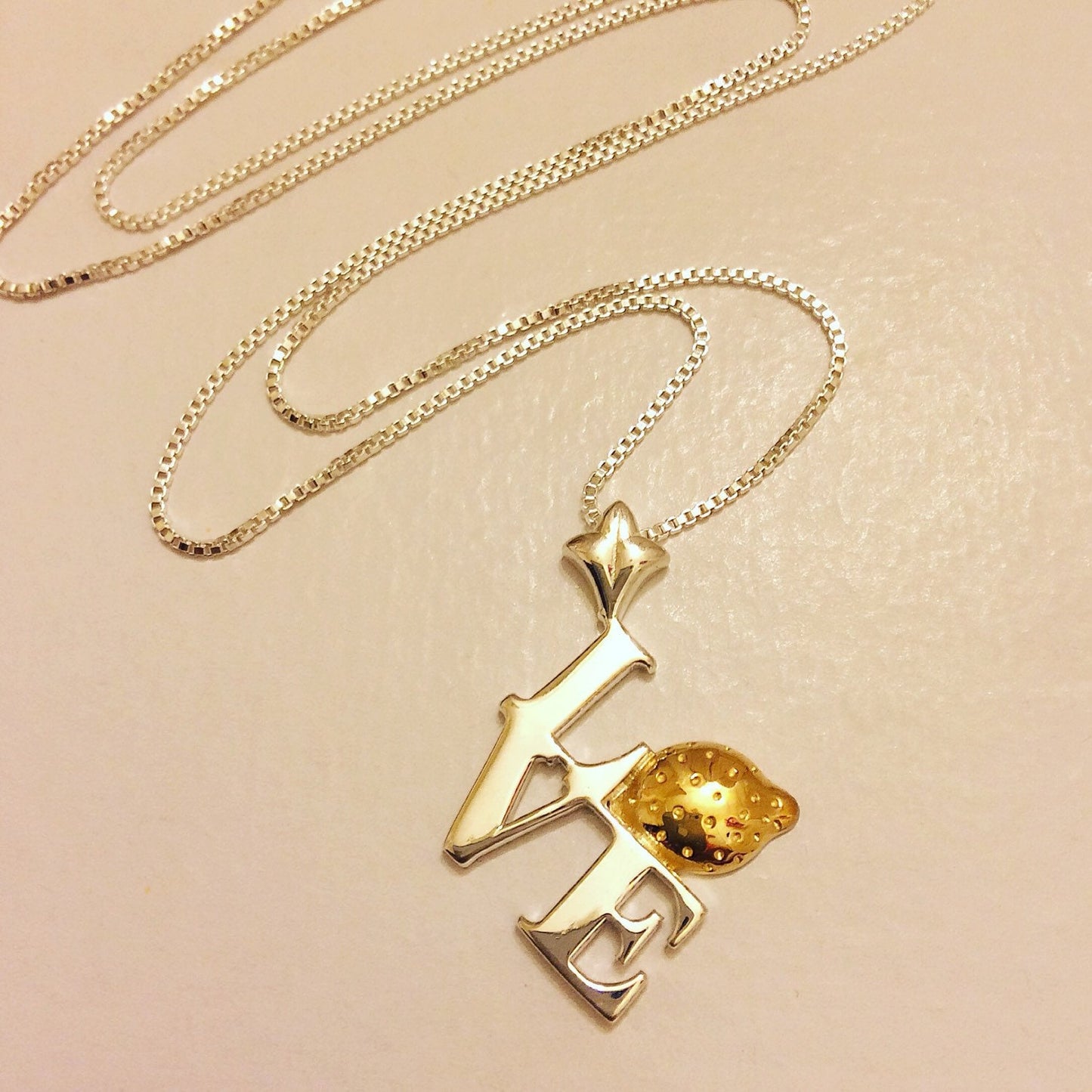 Alex's Lemonade Love Lemon Pendant