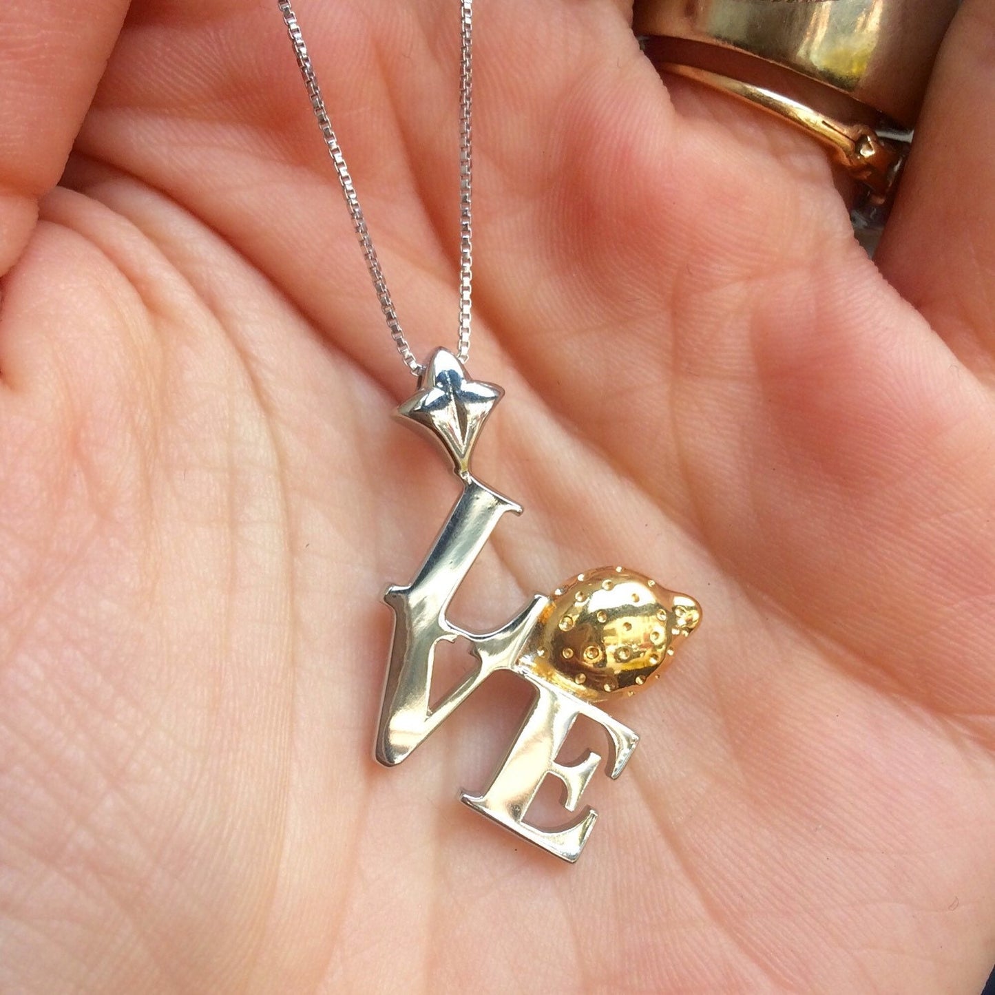 Alex's Lemonade Love Lemon Pendant