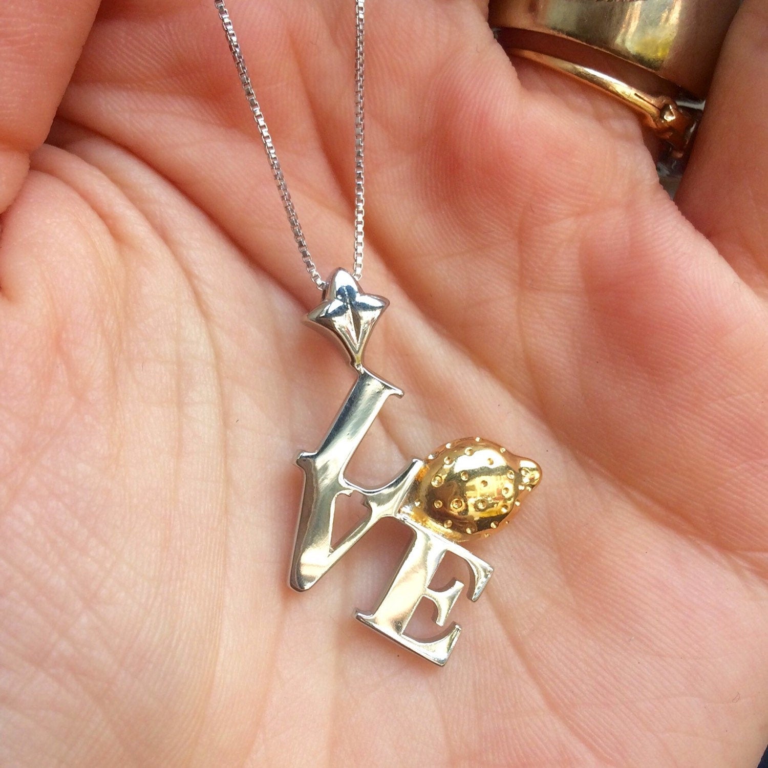 Alex's Lemonade Love Lemon Pendant