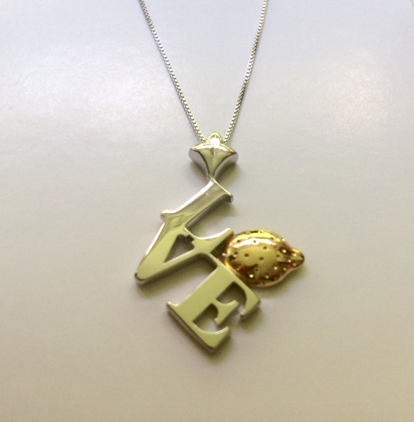 Alex's Lemonade Love Lemon Pendant