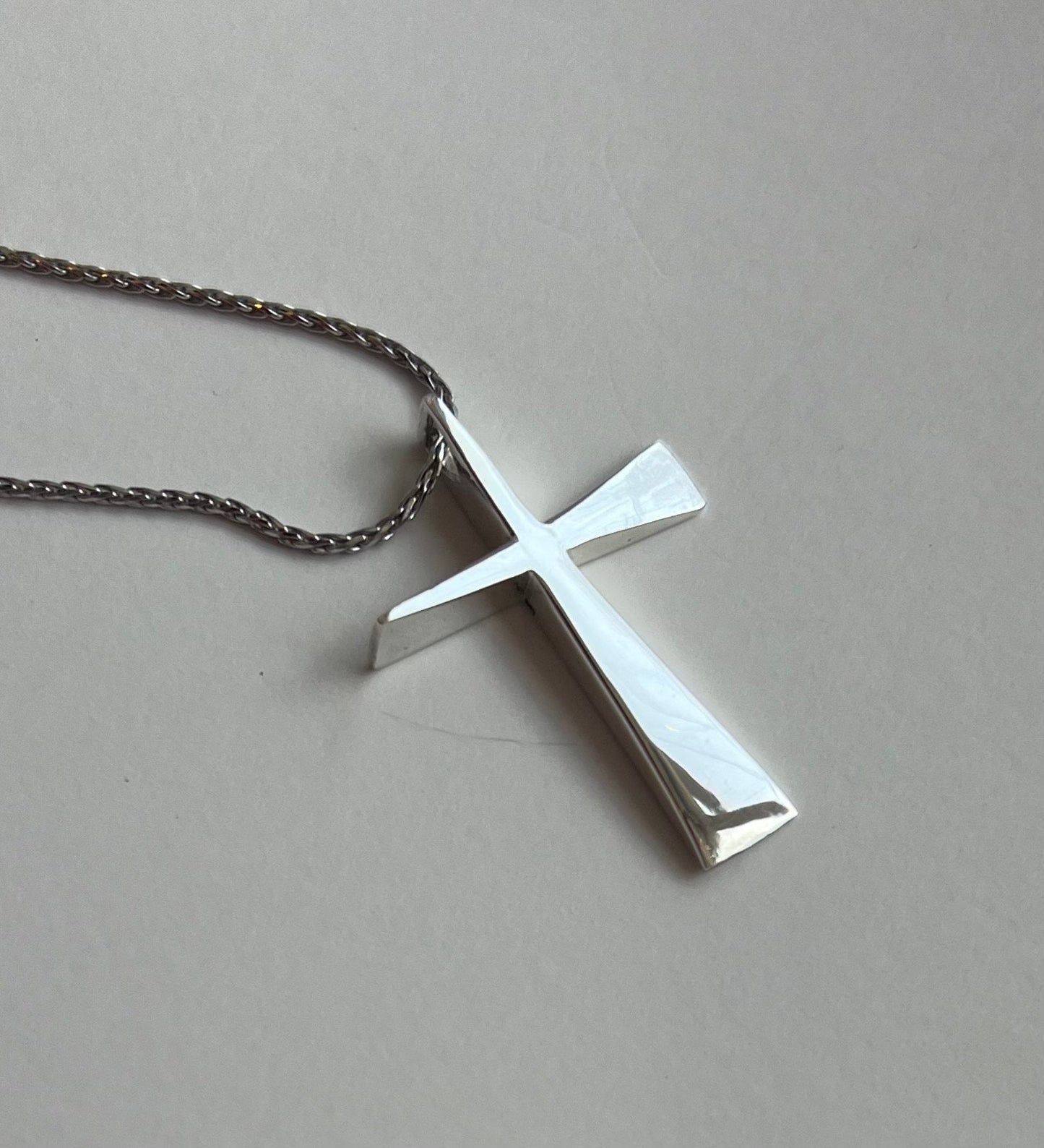Carpenter’s Cross Handmade Unique Cross & Chain