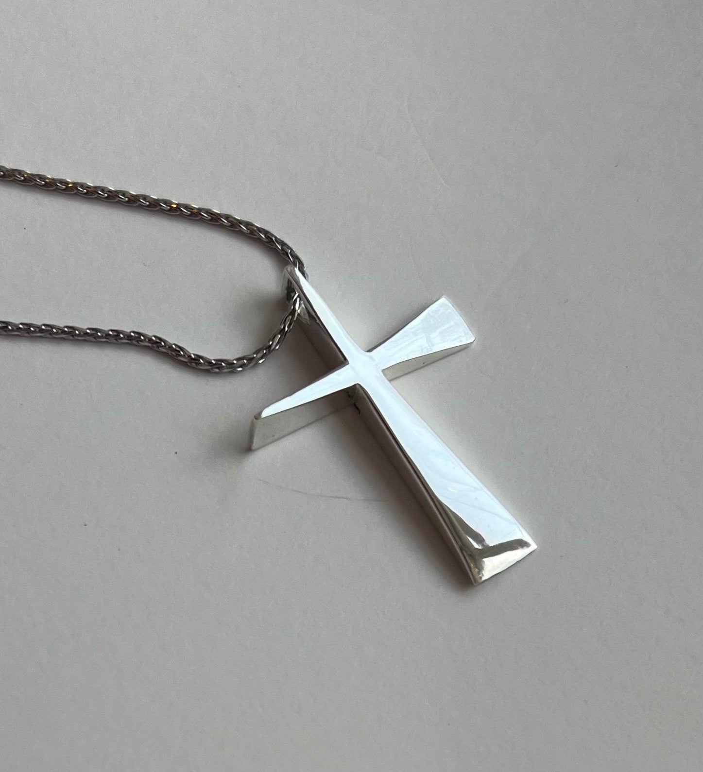 Carpenter’s Cross Handmade Unique Cross & Chain