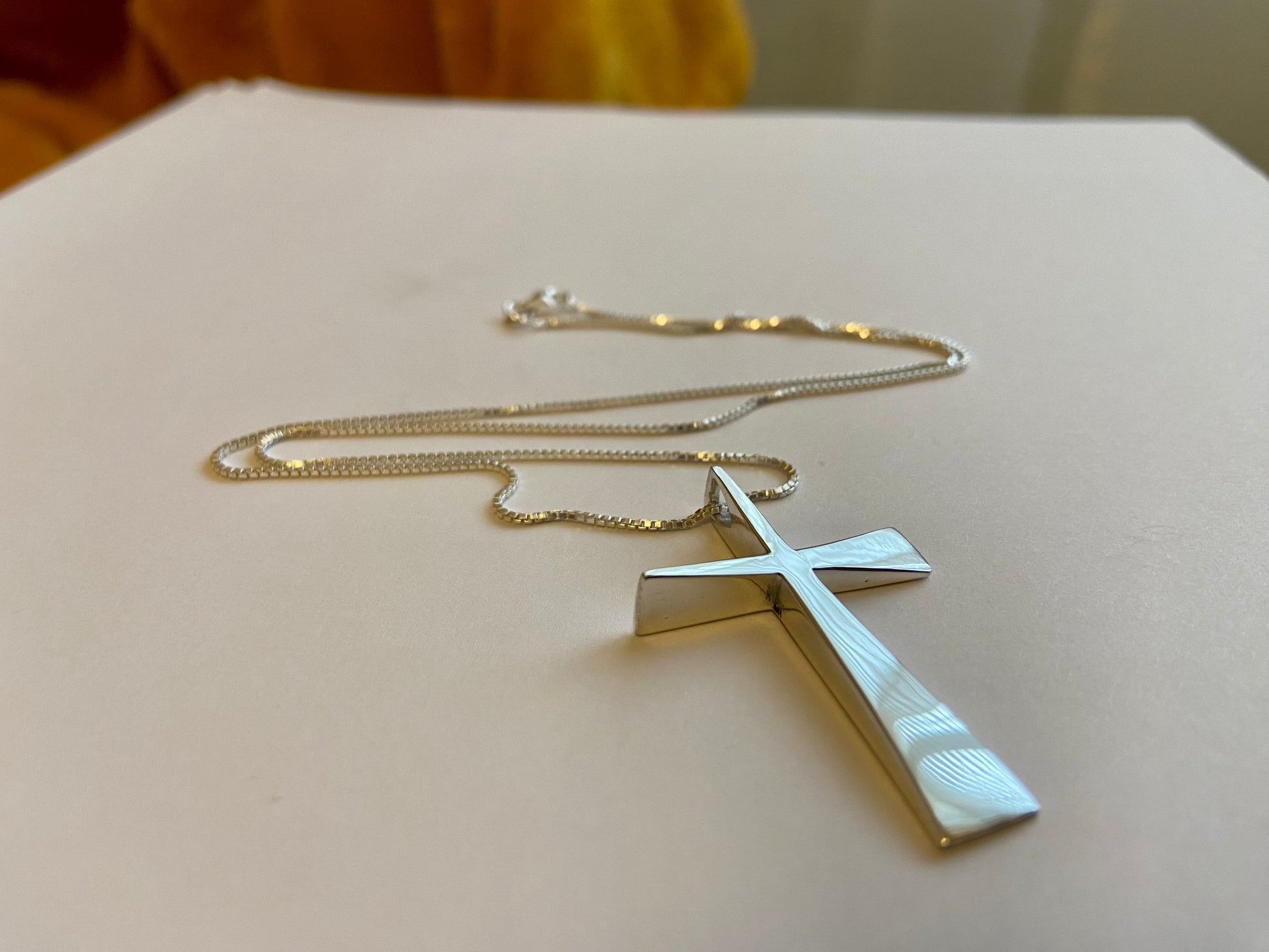 Carpenter’s Cross Handmade Unique Cross & Chain