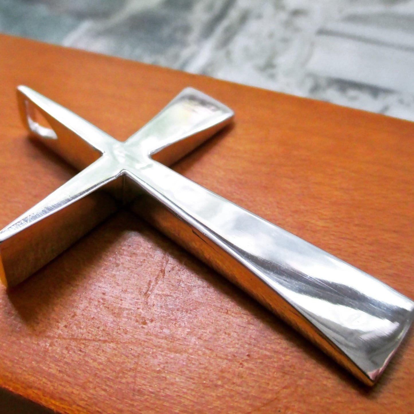 Carpenter’s Cross Handmade Unique Cross & Chain