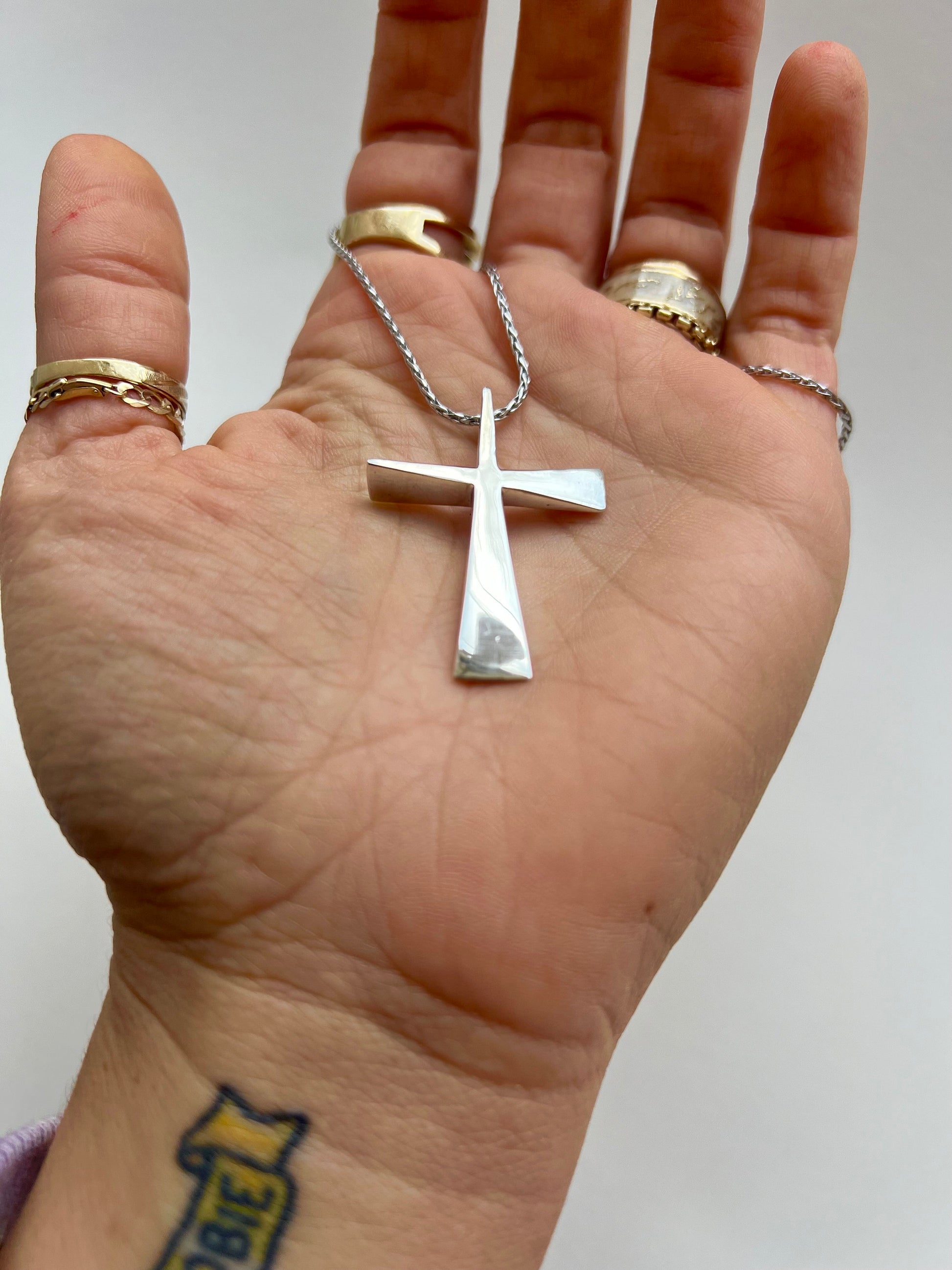 Carpenter’s Cross Handmade Unique Cross & Chain