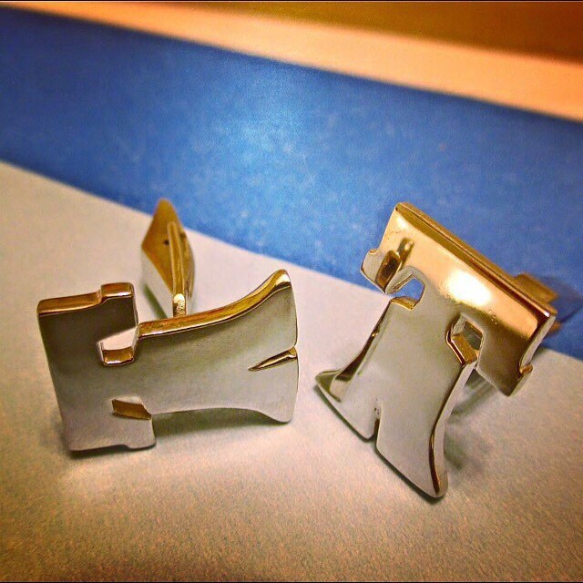 Handmade Sterling Silver Liberty Bell Cufflinks, Philadelphia Souvenir