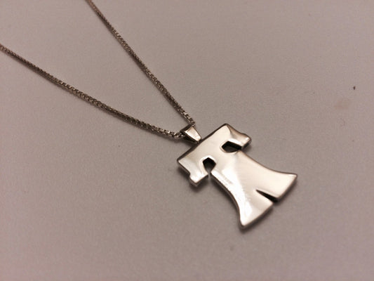 Handmade Sterling Silver Liberty Bell Pendant Necklace