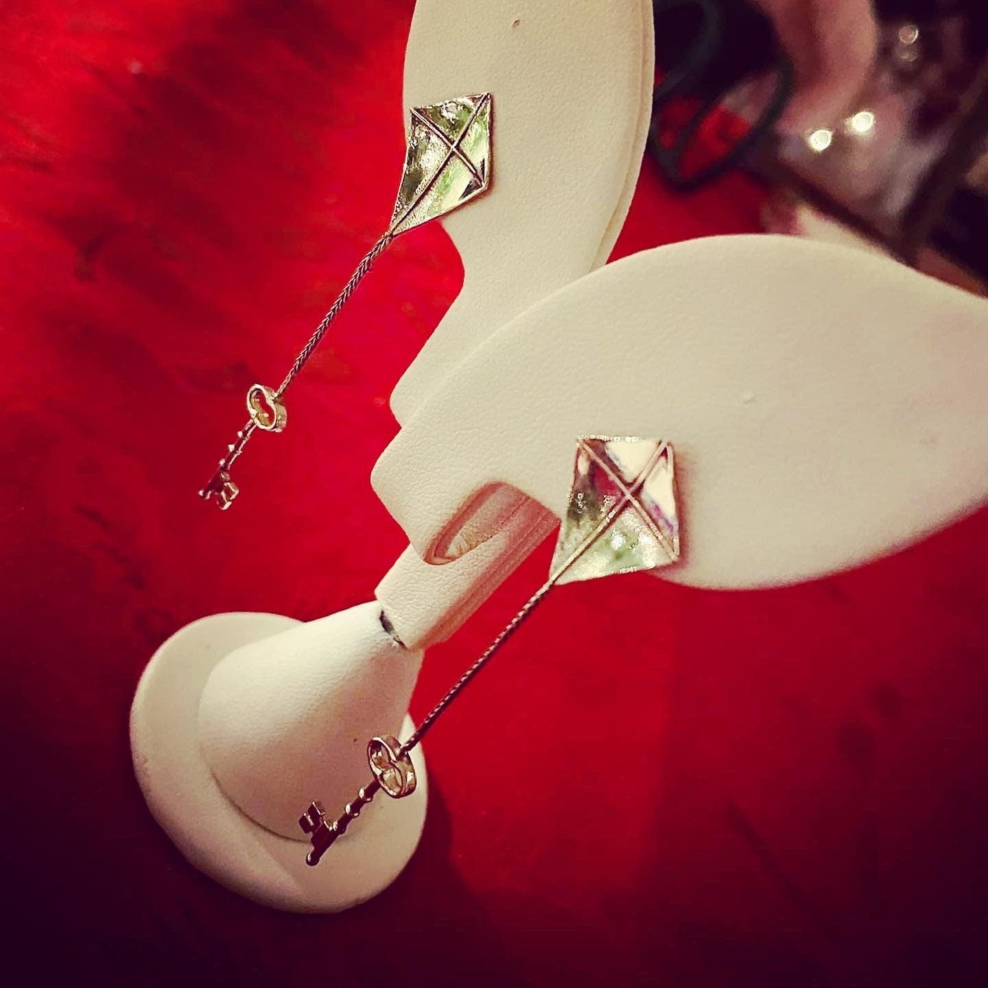 Kite & Key Earrings