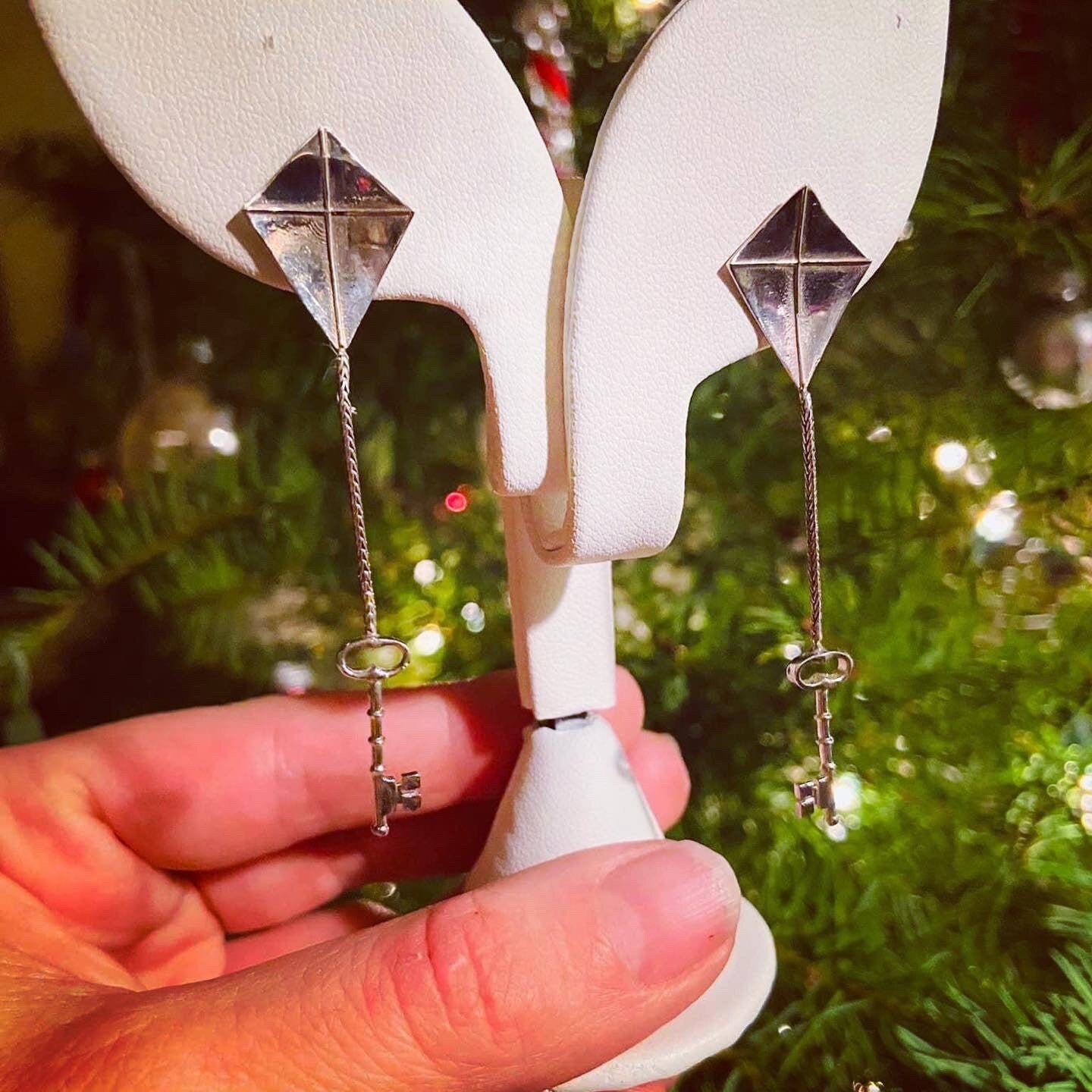 Kite & Key Earrings