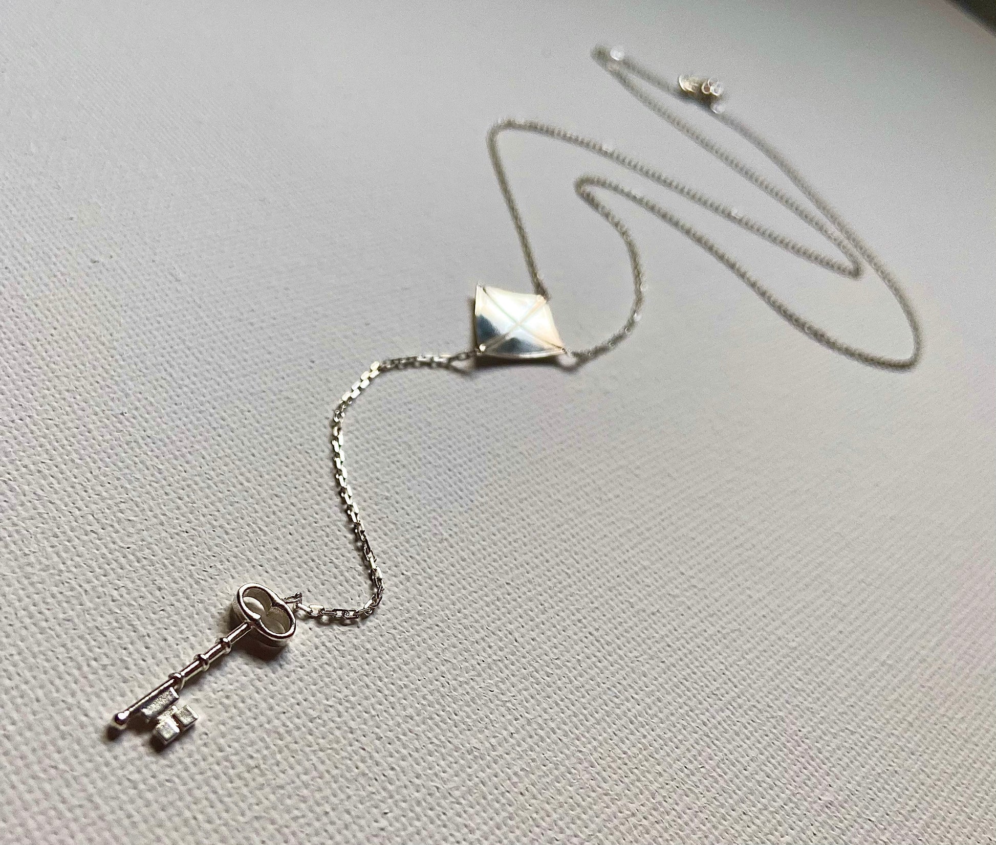 Kite and Key Necklace