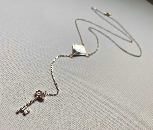 Kite and Key Necklace