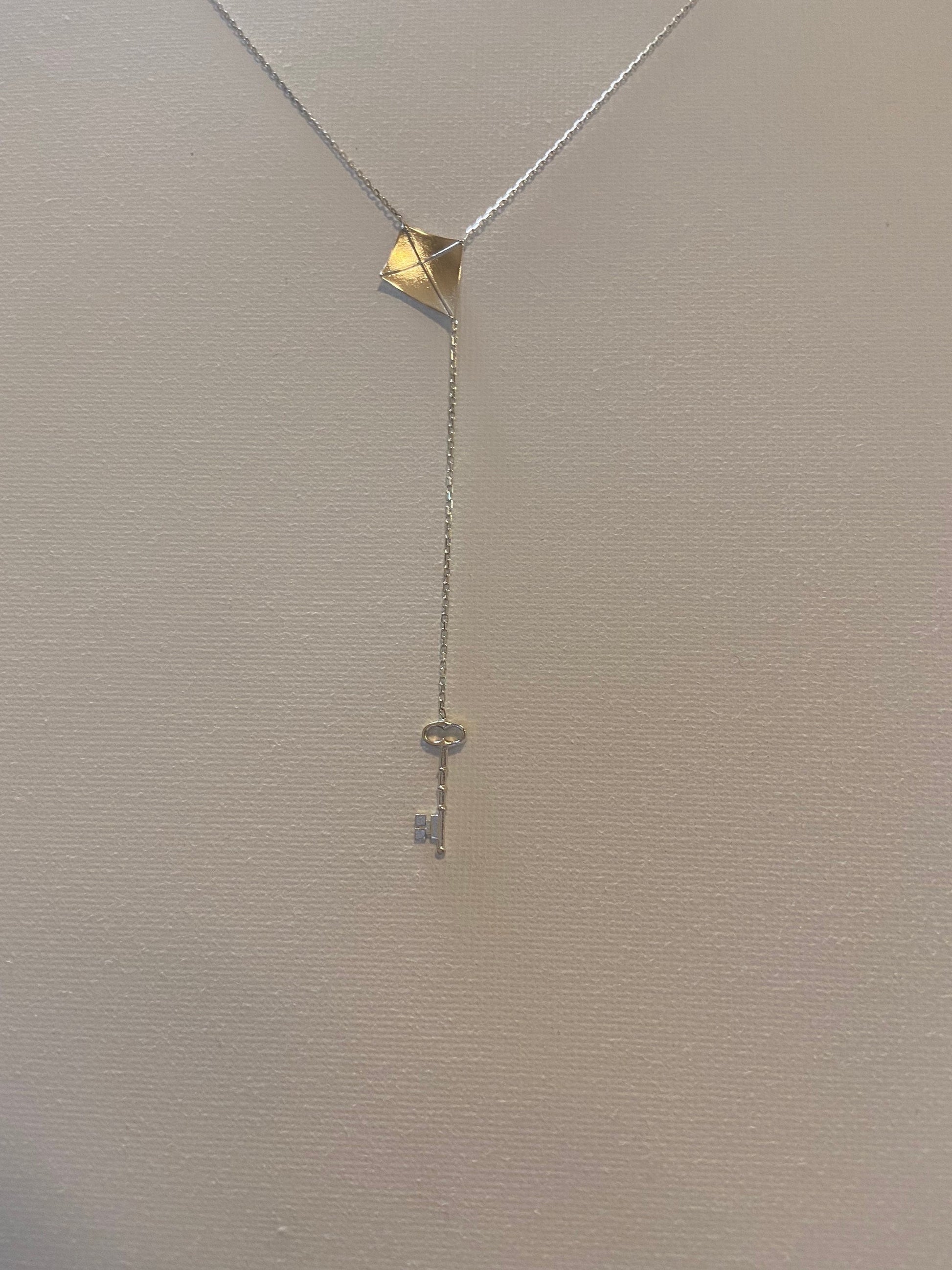 Kite and Key Necklace