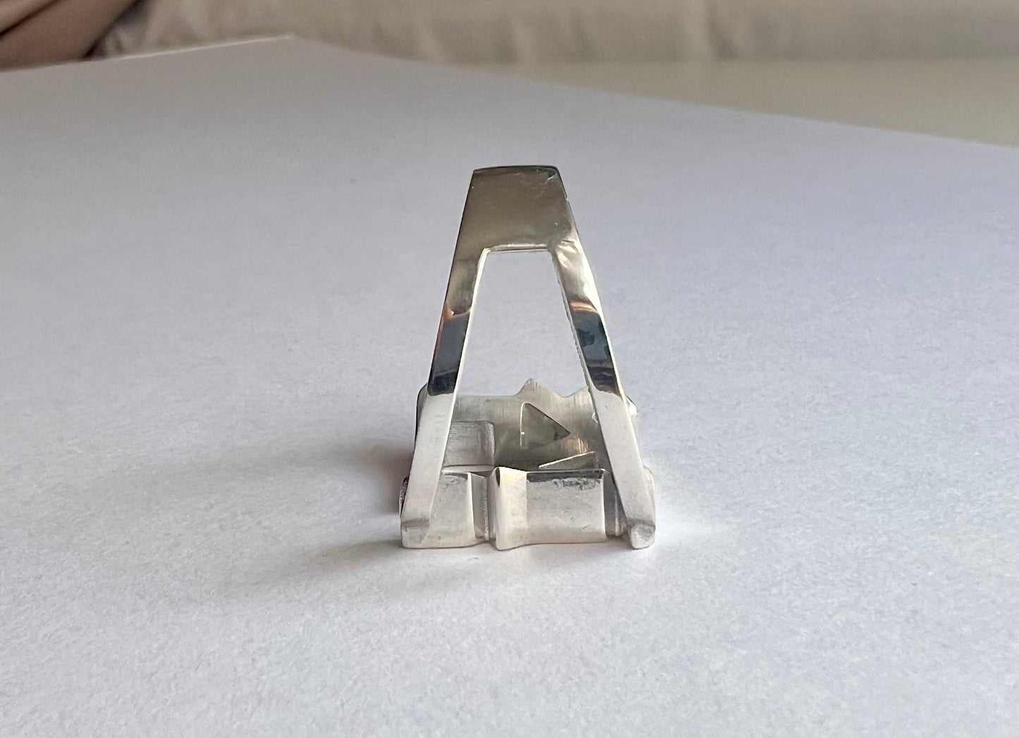 Sterling Silver Ahava Ring, Love Ring