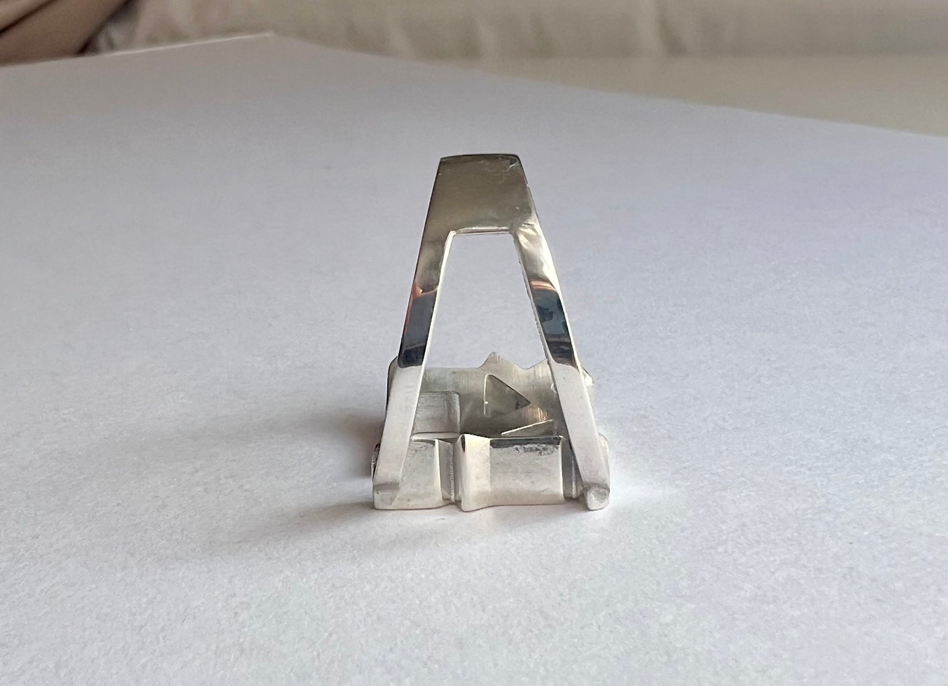 Sterling Silver Ahava Ring, Love Ring